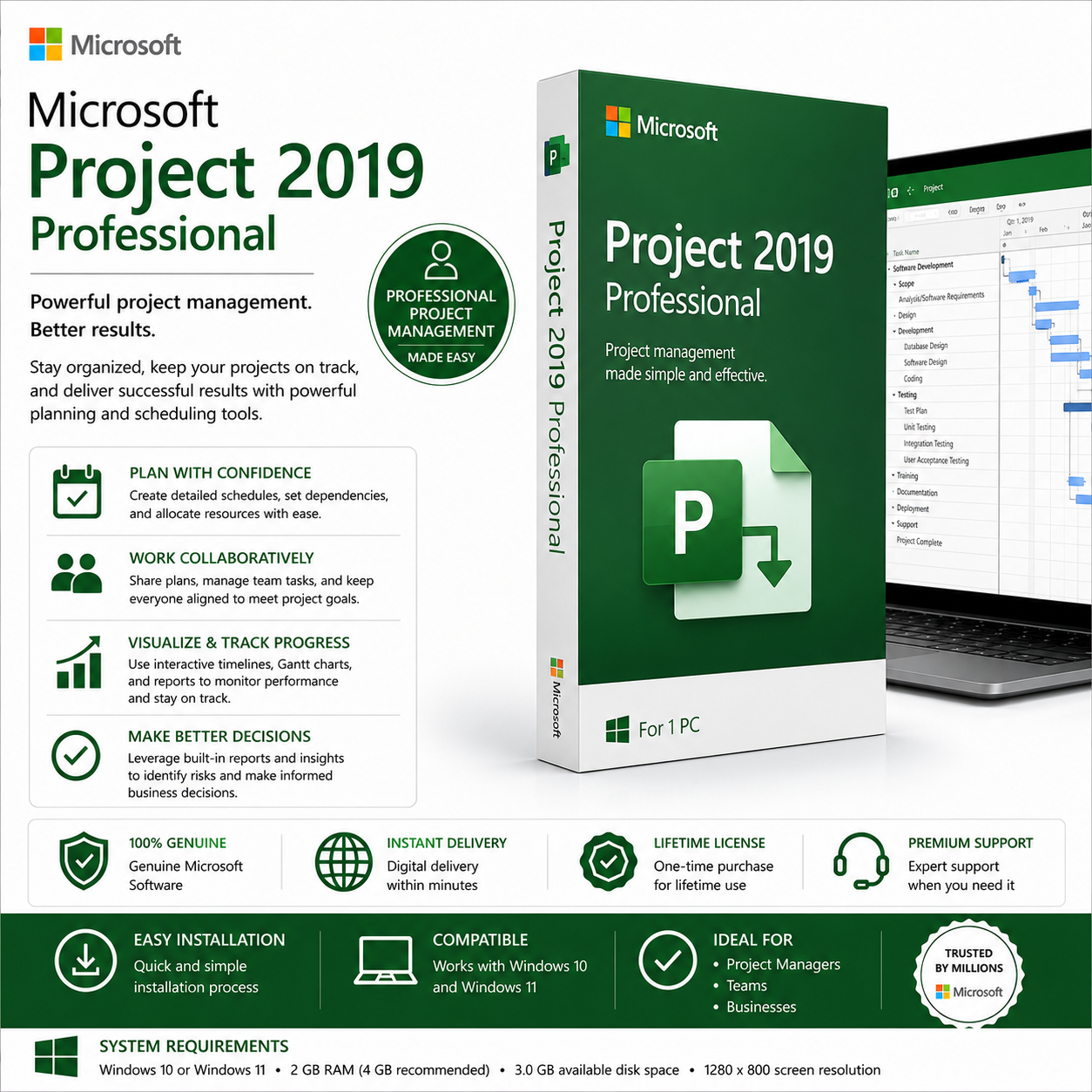 Microsoft Project 2019 Professional