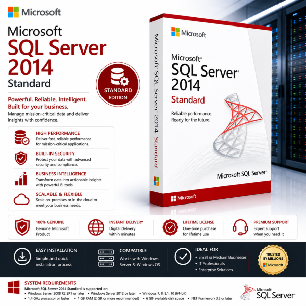 Microsoft SQL Server 2014 Standard
