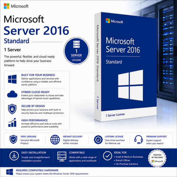 Microsoft Server 2016 Standard