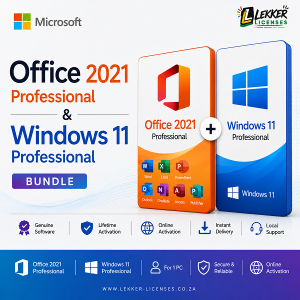 Office 2021 Professional & Windows 11 Professional Bundle