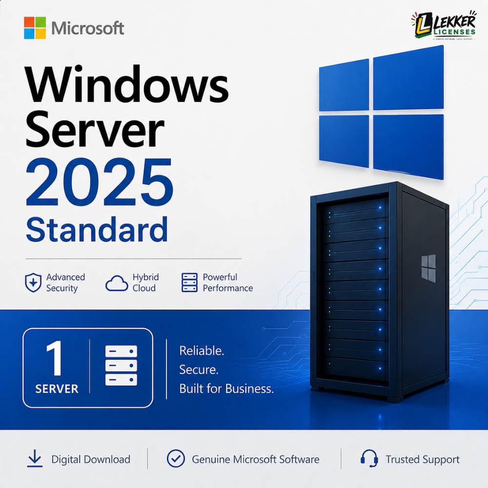 Microsoft Windows Server 2025 Standard 1 Server Volume License