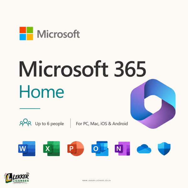Microsoft Office 365 Family 1 Year Subscription digital license South Africa