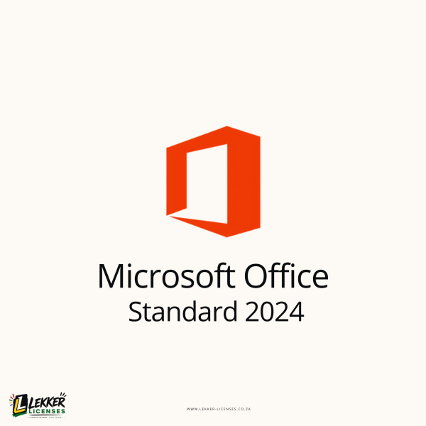 Microsoft Office Standard 2024 for Mac digital license from Lekker Licenses South Africa
